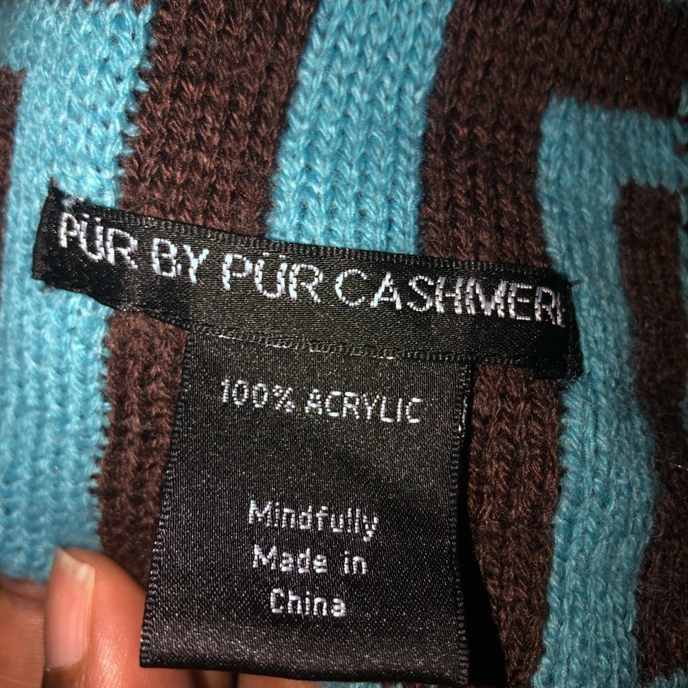 Pur by Pur Cashmere Throw/Small Blanket